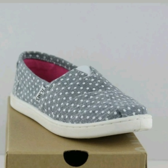 Toms Other - Toms Classic Chambray Polka Dots